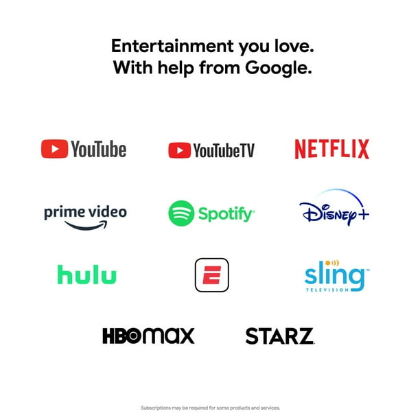 Chromecast With Google Tv - Streaming Entertainment In 4K Hdr - Snow