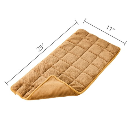 Equate PrimaLushTM Weighted Standard Heating Pad with 10-Setting Controller