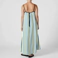 thumbnail image 3 of WILLBEST Robes du Dimanche pour Femmes Robe Maxi Contrastée Bretelles Spaghetti Tenues d'Été Voyage Sans Manches Longues Robes, 3 of 5