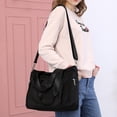 thumbnail image 7 of Women Nylon Tote Bag Water resistant Multi-function Shoulder Handbag Light Travel Messenger Bags, 7 of 7