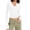 White, variant on Lovskoo Christmas Gift Womens Basic Tops Solid Color V Neck Long Sleeve Knitting Tshirt Slim Blouse Tops White