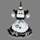 thumbnail image 4 of Disfraces de mucama clásicos para cosplay, lolita, gato, chica, delantal de talla grande, trajes de mucama, anime, blanco y negro, lindo vestido de princesa para fiesta para niña, 4 of 5