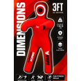 thumbnail image 4 of Dummy Stylus Junior King de lucha libre, 19 cm, sin relleno, rojo, 4 of 9