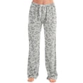 thumbnail image 2 of KLHDSF Women's Leopard Print Pajama Pant Drawstring Wide Leg Loungewear with Pockets Soft Cotton Blend Casual Sleepwear Yoga Pant for Women Light Gray XL, 2 of 6
