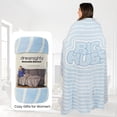 thumbnail image 3 of [ Manta Ponible Super Blanky 180x152cm con Mangas Azul Bebé ], 3 of 8