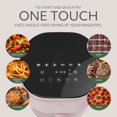 thumbnail image 3 of Series 6 in 1 Air Fryer with Glass Basket, 5 Quart Non Toxic Air Fryer w Digital Display, 430 ° F Max Temp, Preheat & Keep Warm Function, Compact + Dishwasher Safe Glass Airfryer, 3 of 10