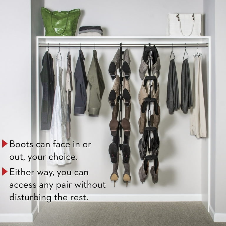 5 Pair Hanging Boot Rack