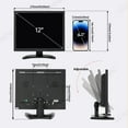 thumbnail image 2 of LESOWN 12 inch 1024x768 Industrial LCD Monitor 4:3 HDMI VGA AV BNC Small Wide Screen Display for CCTV Car Microscope Camera, 2 of 8