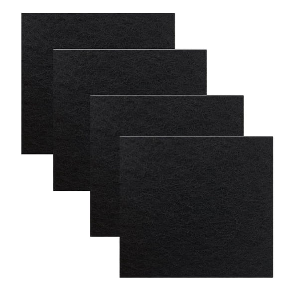 Qzbhct 4 Pack Activated Charcoal Filters for Cat Litter Boxes Charcoal Filter Cat Litter Pans Filters Replacment Charcoal Filters Mat