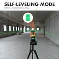 thumbnail image 5 of 16 Line 4D Green Laser Level, 4x360° Self Leveling Laser Tool for Construction, Tiling & Ceiling, Rechargeable, Magnetic Bracket Included – K4-360G, 5 of 9