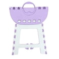 thumbnail image 1 of FUTUREORYY Lot de 1 Tabouret Pliable Violet Rectangulaire pour Randonnée Pêche Voyage, 1 of 5