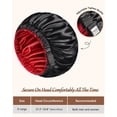 thumbnail image 4 of Gorro de satén mikimini reversible de doble capa para hombres/mujeres, 4 of 7