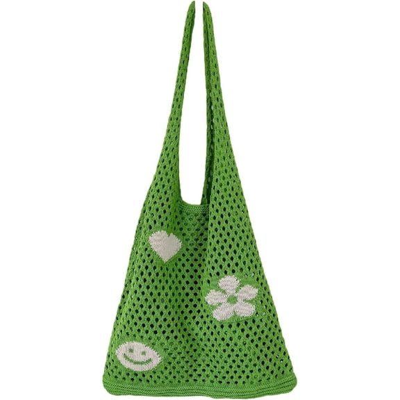 Kukuzhu Fairy Tote Bag Aesthetic Tote Bag Y2k Bag Tote Bag Aesthetic Y2k Crochet Tote Bag Aesthetic