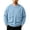Blue, variant on Horkkom Crewneck Sweatshirt Men Long Sleeve Work Casual Shirts Oversized Loose Sweatshirts with Pockets L