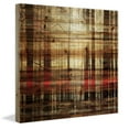thumbnail image 2 of Parvez Taj  - Sunlight Through the Trunks Painting Print on Natural Pine Wood 40 x 40, 2 of 5