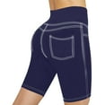 thumbnail image 2 of Seamless Yoga Shorts for Women High Waisted Stretch Fitness Biker Shorts Running Cycling Workout Athletic Yoga Shorts, 2 of 5
