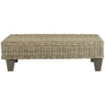thumbnail image 3 of SAFAVIEH Leary Bench Natural / Dark Grey, 3 of 5