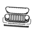 thumbnail image 2 of funtasica Front Grill Bumper Mesh Grille for JL 2018-2024 Accessory without Camera Hole, 2 of 9