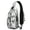 Silver-11, variant on Boho Tropical Palm Trees Sling Backpack – Durable Water-Resistant Crossbody Bag with Summer Beach and Ocean Sunset Patterns, Designed for Travel and Outdoor Enthusiasts