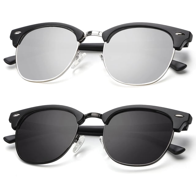 Gafas de sol KALIYADI polarizadas semisin montura que bloquean los rayos UV