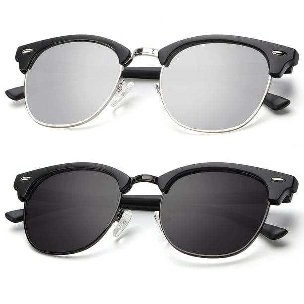 Gafas de sol KALIYADI polarizadas semisin montura que bloquean los rayos UV