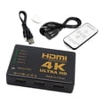 thumbnail image 4 of Conmutador HDMI con mando a distancia IR HD1080P 5 en 1 Selector de conmutador divisor de salida para teléfonos grabadoras de vídeo DVD tabletas HDTV Sunnimix Selector de interruptores, 4 of 8
