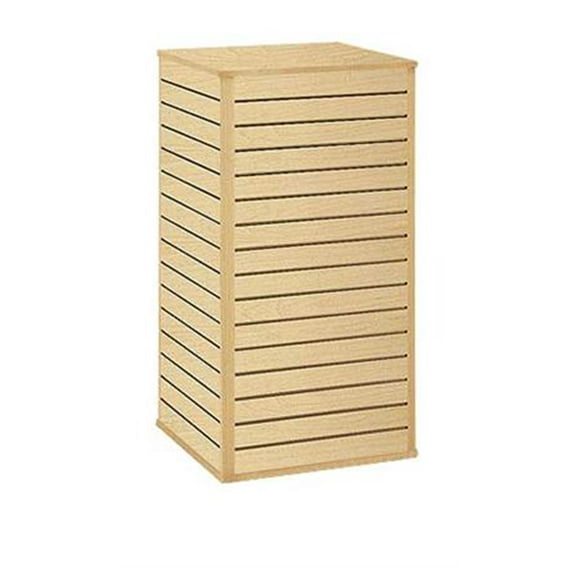 SSWBasics 24" x 48" Maple Slatwall Tower
