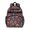 Mushroom and Psychedelic, variant on Mushroom and Moth Black Pattern Backpack for School, Cute School Bag with Adjustable Shoulder Straps and Padded Back, 15.25"x11.5"x5.25"