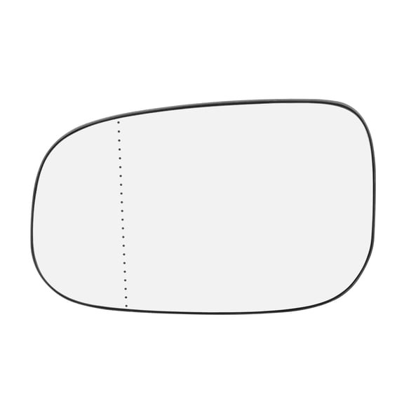 REGALWOVEN Car Mirror Glass Heated with Backing Plate Driver Side LH for Volvo C30 C70 S40