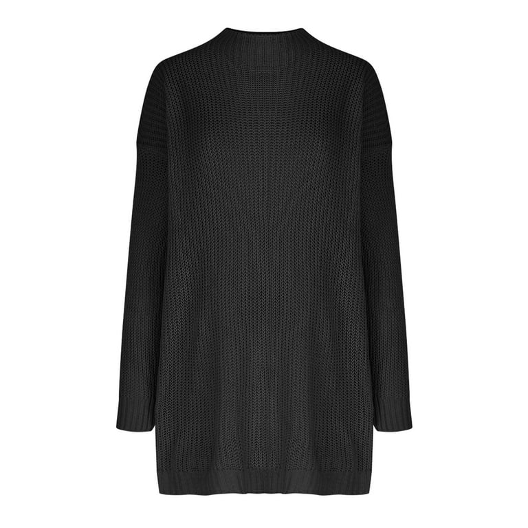 Oplxuo Womens Oversized Turtleneck Sweater Dress - Loose Pullover Long Sleeve Knitted 2024 Fall Winter Cozy Dresses, Women's, Size: 3XL, Black Oplxuo Womens Oversized Turtleneck Sweater Dress - Loose Pullover Long Sleeve Knitted 2024 Fall Winter Cozy Dresses, Women's, Size: 3XL, Black