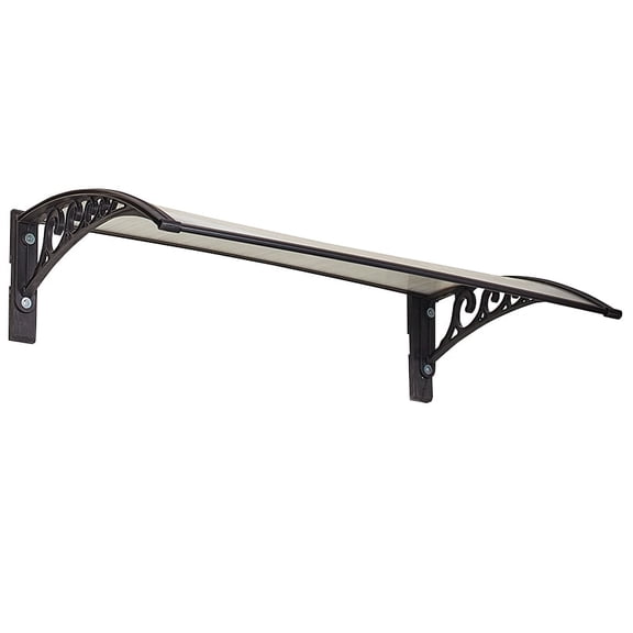 Natural Sunlight Door Canopies - Black