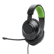 Restored JBL Quantum 100X Console - Wired over-ear gaming headset with a detachable mic - Black
