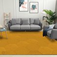 thumbnail image 3 of Tufted Rug, Yellow Carpet 5X7, Living room, Bedroom, Handmade, Geometric Design, 3 of 5