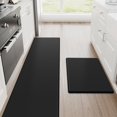 thumbnail image 1 of Alfombrillas de cocina StepRite, acolchadas, antifatiga, 2 unidades, negras, 1 of 7