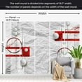thumbnail image 4 of Tiptophomedecor Abstract Wallpaper Wall Mural - Paper Abstraction, 4 of 7
