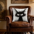 thumbnail image 4 of Streamlined Daily Black Line Fry Cats Pillow Cover Office Bedroom Pillow Cover Home Decoration, 4 of 6
