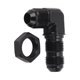 thumbnail image 1 of Adaptador De Mamparo Abocinado De 90 Grados, 8 AN Adaptador De Manguera Giratoria Abocinado De 90 Grados Confiable Y Duradero Rendimiento Mejorado Para Automóviles RV Marine, 1 of 7