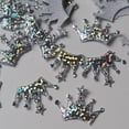 thumbnail image 3 of 100Pcs Christmas Crown Shape Confetti New Year Wedding Party Table Scatter Decor, 3 of 9
