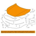 thumbnail image 3 of CAPA Fits 16-17 Accord Sedan Hood Panel Assembly Primed Aluminum 60100T2FA10ZZ, 3 of 5