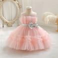 thumbnail image 2 of Bmisegm Toddler Summer Dress Puffy Tutu Party Gown Sleeveless Birthday Pageant Formal Flower Girl Dresses, 2 of 3