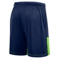 thumbnail image 3 of Men's Logo Athletic College Navy Seattle Seahawks Best of the Best Shorts, 3 of 3
