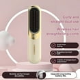 thumbnail image 4 of Portable Hair Straightening Brush Pro Cordless Styling Tool for Smooth Curls and Frizz Control, 4 of 4