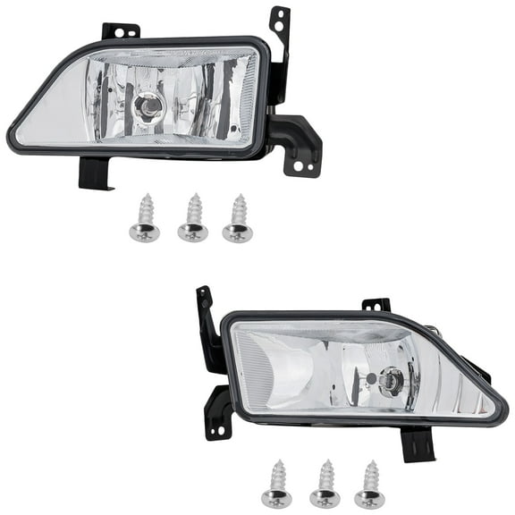 Fog Light Compatible with 2006-2008 Honda Pilot Left Driver and Right Passenger With bulb(s)
