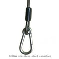 thumbnail image 3 of Cordón retráctil para herramientas, cordón enrollado para pesca, cuerda de seguridad para pesca interior de acero inoxidable resistente, con mosquetón, 2 uds., 3 of 5