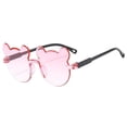 thumbnail image 1 of Girls Boys Rimless Sunglasses Cartoon Bear Children Outdoor Sun Glasses Lot L5B4, 1 of 1