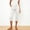 White, variant on BUIGTTKLOP Capri Yoga Pants for Women Soft Stretch High Waisted Capri Leggings Elastic Waist Cropped Trousers