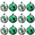 thumbnail image 2 of RKSTN 12 Pcs St.Patrick's Day Glass Ornaments Balls - 1.6Inch Irish Tree Glass Blown Ornaments - Good Luck Clover Balls for St. Patrick's Day Home Party Festival Decor, 2 of 6