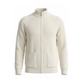 thumbnail image 4 of Men's Full Zip Knit Cardigan Sweater,Autumn Winter Ribbed Knit Stand Collar Warm Jacket Outerwear, 4 of 5