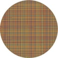 thumbnail image 1 of Ahgly Company Machine Washable Indoor Square Transitional Caramel Brown Area Rugs, 3' Square, 1 of 7