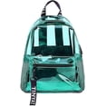 thumbnail image 1 of Mochila transparente impermeable Mochila escolar transparente Bolsas de viaje Mochila de plástico Mochila para niños-verde, 1 of 4